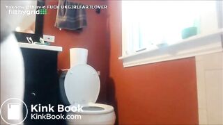 Sexy model runny toilet poop