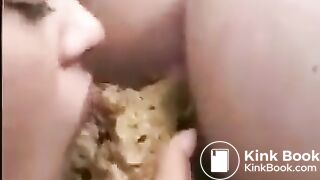 Ass to mouth feeding