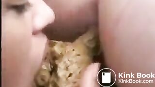 Ass to mouth feeding