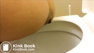 nice teen pooping in toiley