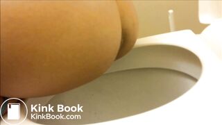 nice teen pooping in toiley