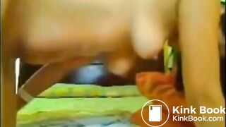 Hot latina babe dirty anal dildo suck and fist