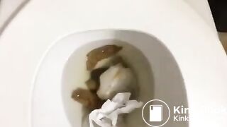 Sexy teen vine toilet pooping and farting