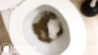 Sexy teen vine toilet pooping and farting