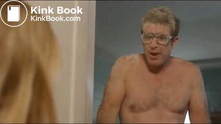 girl pissing and diarrhea in front of a man