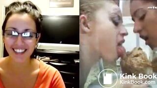 Hot Girl Watches Scat Porn