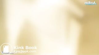 constipated chinese girl use enema in toilet