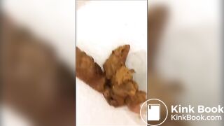 Girl drops big loads