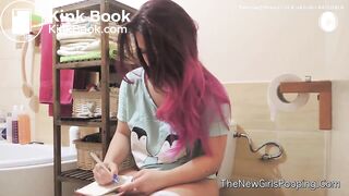 sexy teen toilet farting and pooping