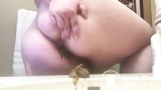 Perfect scat pig. I want her shit into my mouth!