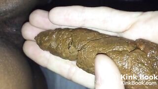 Ebony nice turd