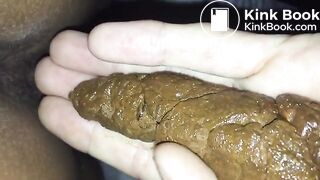 Ebony nice turd