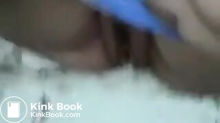 Girl pooping in public toilet - video 3