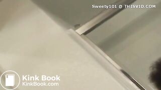 Big ass black girl pooping.