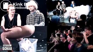 Performance art: Shitting on stage