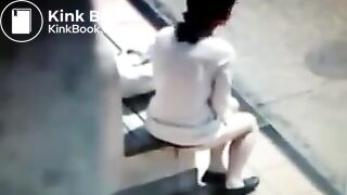 Lazy Shit at the Bus Stop