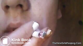 Smocking Pot With a Shit Finger