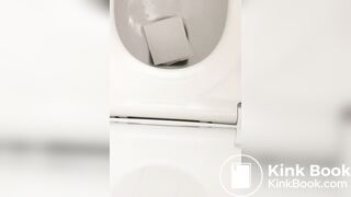 Diarrhea on public toilet