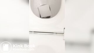 Diarrhea on public toilet