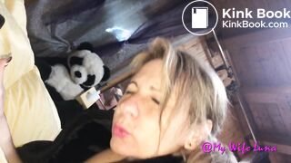 blonde wife anal and slightly dirty ATM