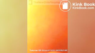 Sexy teen selfie toilet poop and fart