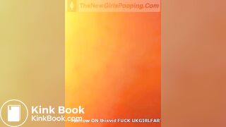 Sexy teen selfie toilet poop and fart