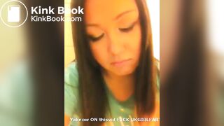 Sexy teen selfie toilet poop and fart