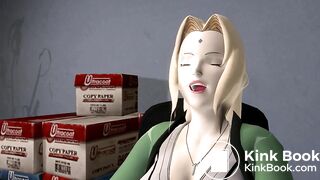 Lady Tsunade too much pizza