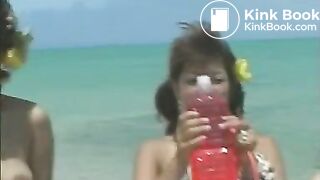 Far East Lesbian Scat Beach Vacation - Part 1