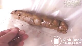Big turd from sexy asian