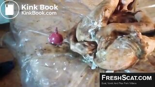 Horny couple scat and puke