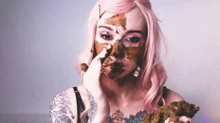 pretty scat-girl and husband, full HD