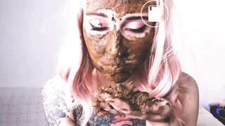 pretty scat-girl and husband, full HD