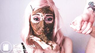 pretty scat-girl and husband, full HD