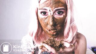 pretty scat-girl and husband, full HD