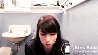 Sexy teen toilet diarrhea farting scene - video 5
