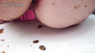 Beautiful russian girl dances, farts and poops