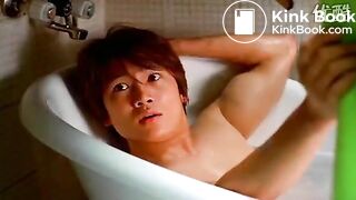 Korean girl pooping in the bathroom