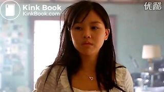 Korean girl pooping in the bathroom