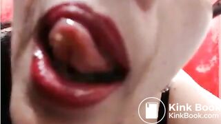 Pooping and scat swallowing web-cam slut