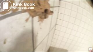 Jap Restroom floor scat