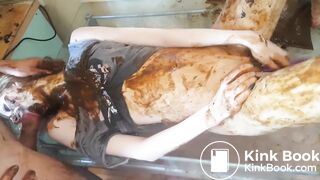 Shitty anal with skinny redhead and more part 1