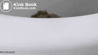 shara tasty poop in toilet