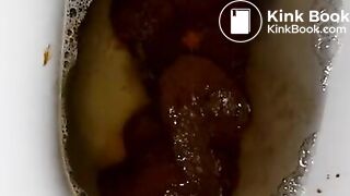 Huge hard knobby dookie