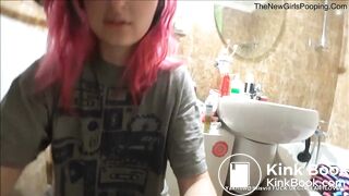 sexy teen toilet farting and pooping - video 10