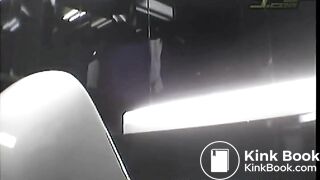 Asian restaurant washroom (turn down the sound)