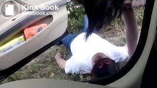 Goddess shitting in slaves mouth