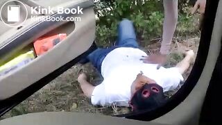 Goddess shitting in slaves mouth