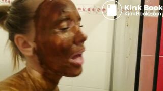sexy Russian with a mask pooping - video 3