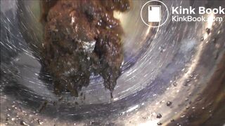 German Chubby Piss & Shit in a Bowl